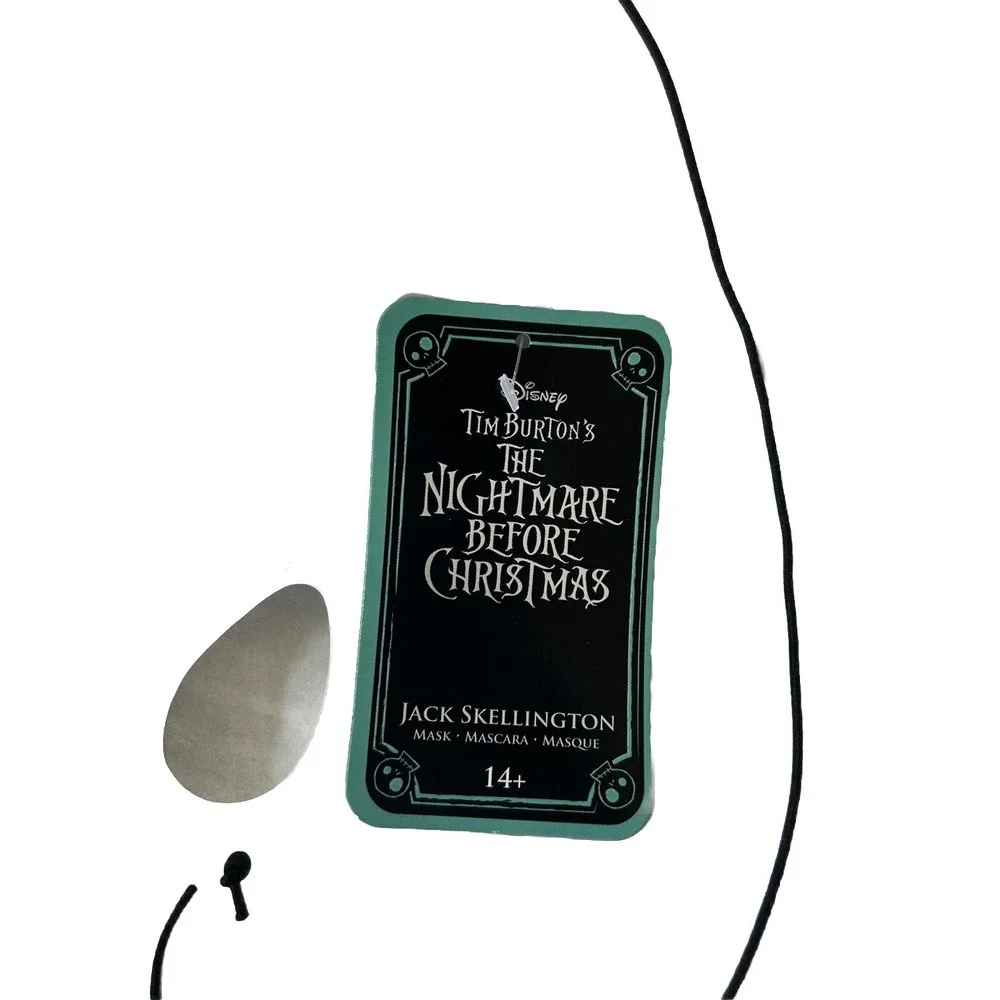 The Nightmare Before Christmas Jack Skellington Halloween Mask‎ NEW Lot of 2
